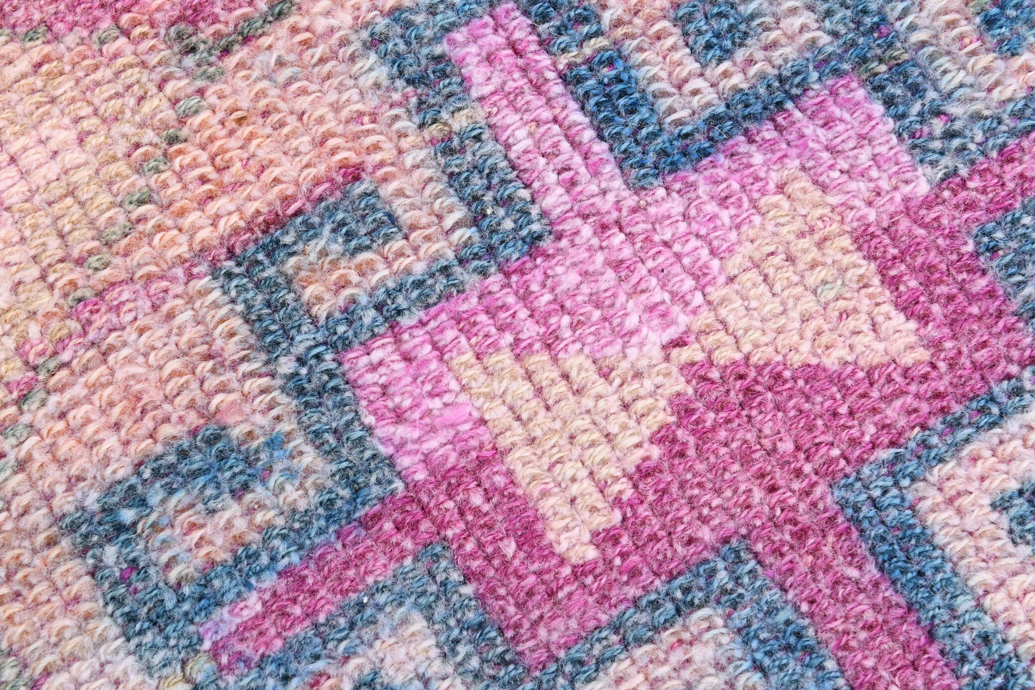 3x10 Rug For Hallway Pink Vintage Runner Rug, 85x318Cm