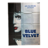 Affiche cinéma originale "Blue Velvet" David Lynch 120x160cm 1986