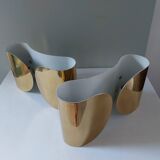 “Foglio Oro” wall lamp by Tobia Scarpa, Flos