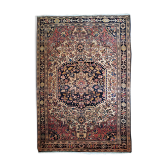 Antique Persian carpet Sarouk Farahan handmade 122cmx192cm 1900s, 1B793