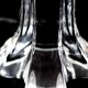 Pied de lampe en cristal signé Daum France
