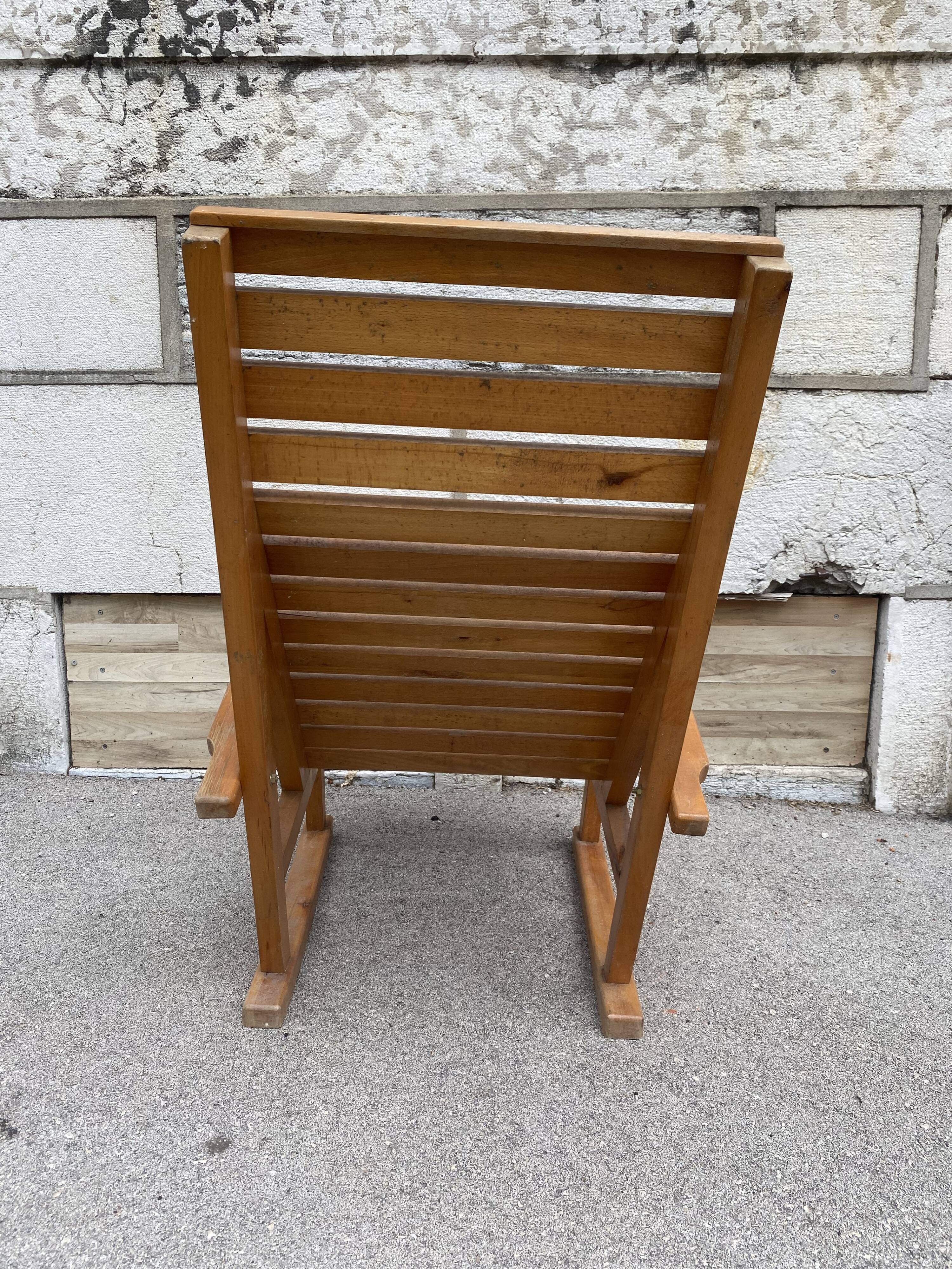 Chaise en bois