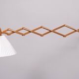 Oak scissors wall lamp Le Klint 1950s Denmark