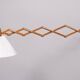 Oak scissors wall lamp Le Klint 1950s Denmark