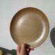 5 beige stoneware dessert plates