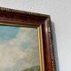 Painting of a Basque shepherd and his cows / antique oil painting