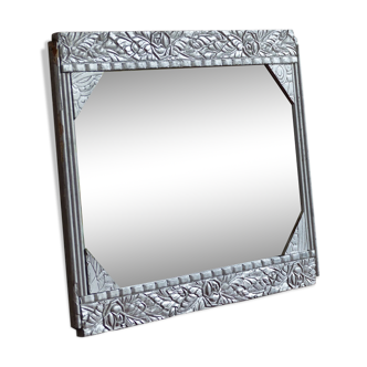 Mirror art deco floral roses and leaves 36c49cm