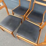 Set of 4 scandinavian chairs