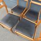 Set of 4 scandinavian chairs