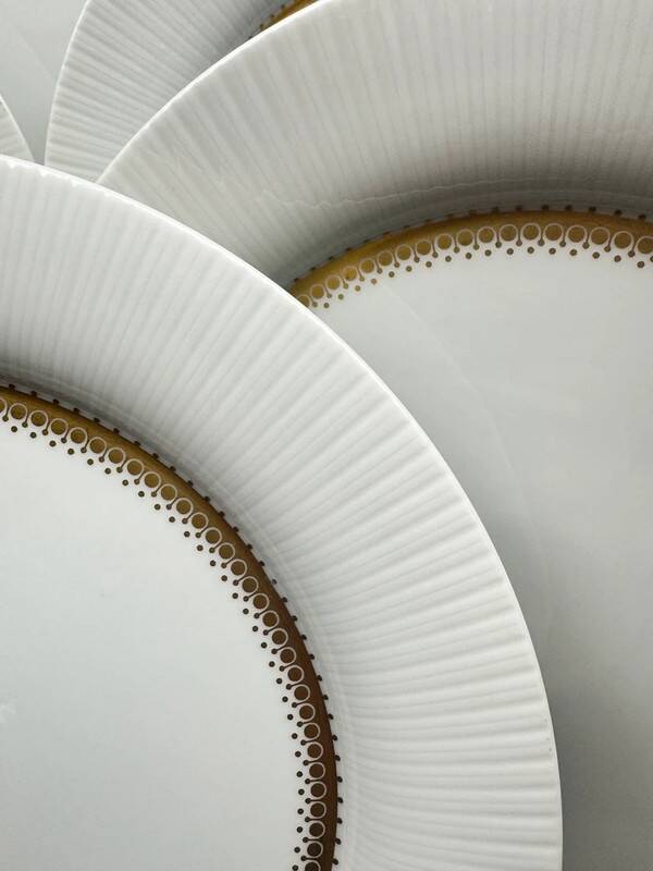 Rosenthal Tapio Wirkkala 6 dinner plates Ondulation Studio-Linie