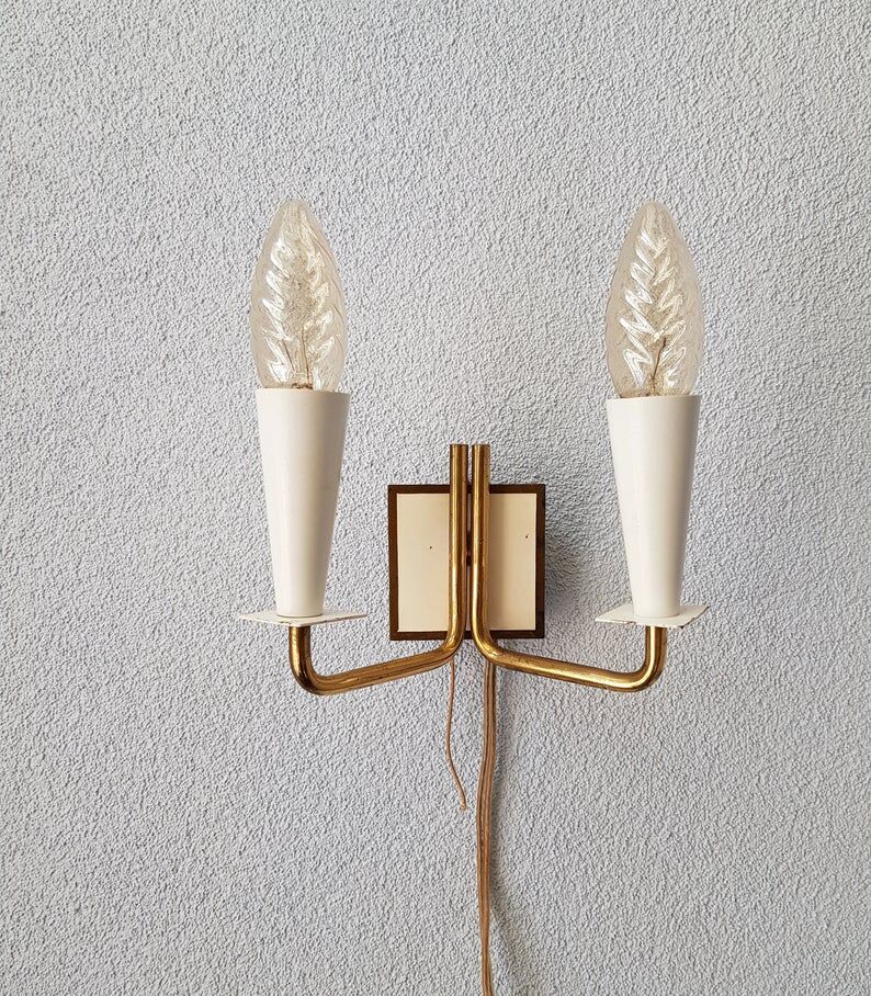 Lot of two vintage 70s wall appliques