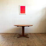 Danish mid-century modern extendable teak dining table, 1960s