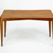 Italian Mid-Century Wooden Coffee Table, Attributed to Paolo Buffa, 1950s