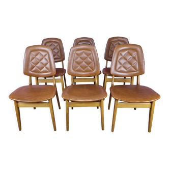 Chaises de salle à manger norvégiennes de Brothers Sørheim, années 1960