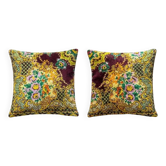 Set of 2 vintage kilim cushion covers 51x51 cm