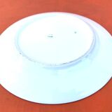 5 antique porcelain flat plates PN France