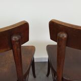 Vintage bistro chairs lot of 4