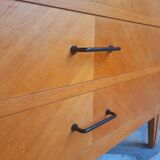 Scandinavian chest of drawers feet compass