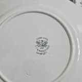 6 assiettes à dessert Terre de Fer