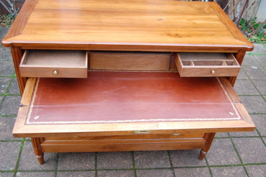 Louis XVI period walnut secretary chest from the 18th century