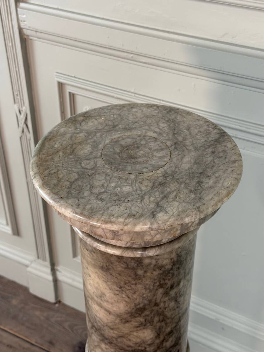 Alabaster column, around 1880
