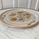 flat Niderviller Doria Ste Radegonde hand painted by hand 70s