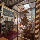 Large antique engraved and gilded wall mirror – Venetian style