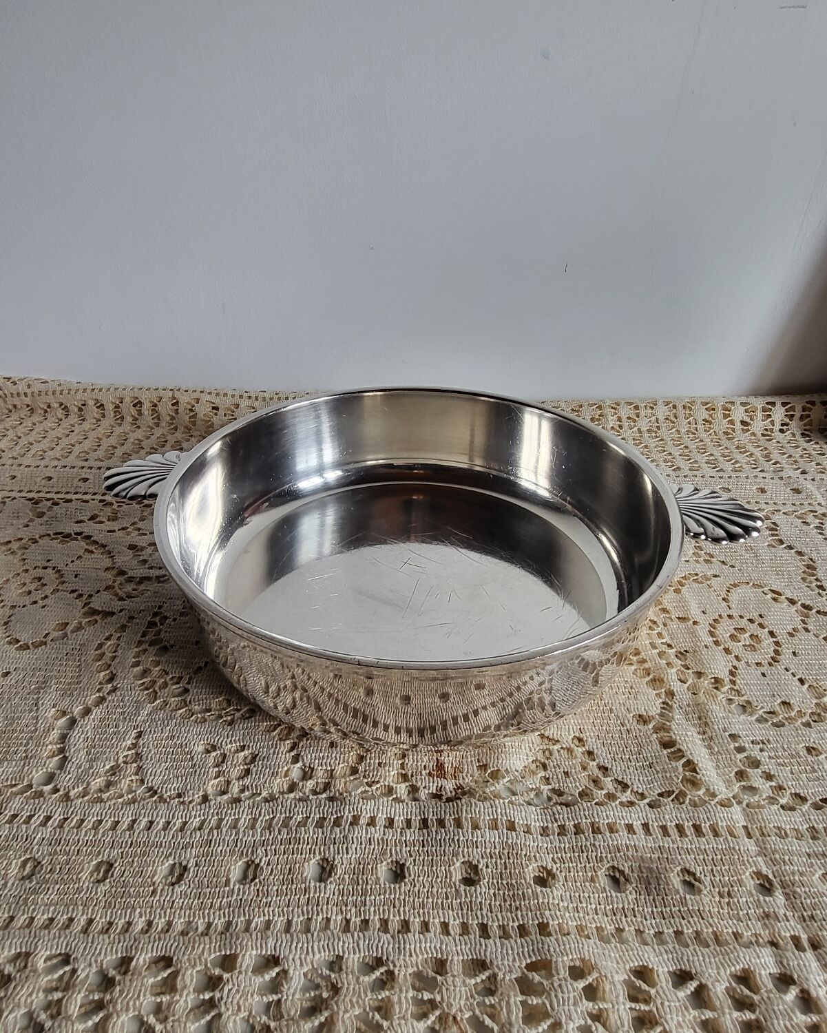 Silver-plated dish Meurgey Paris