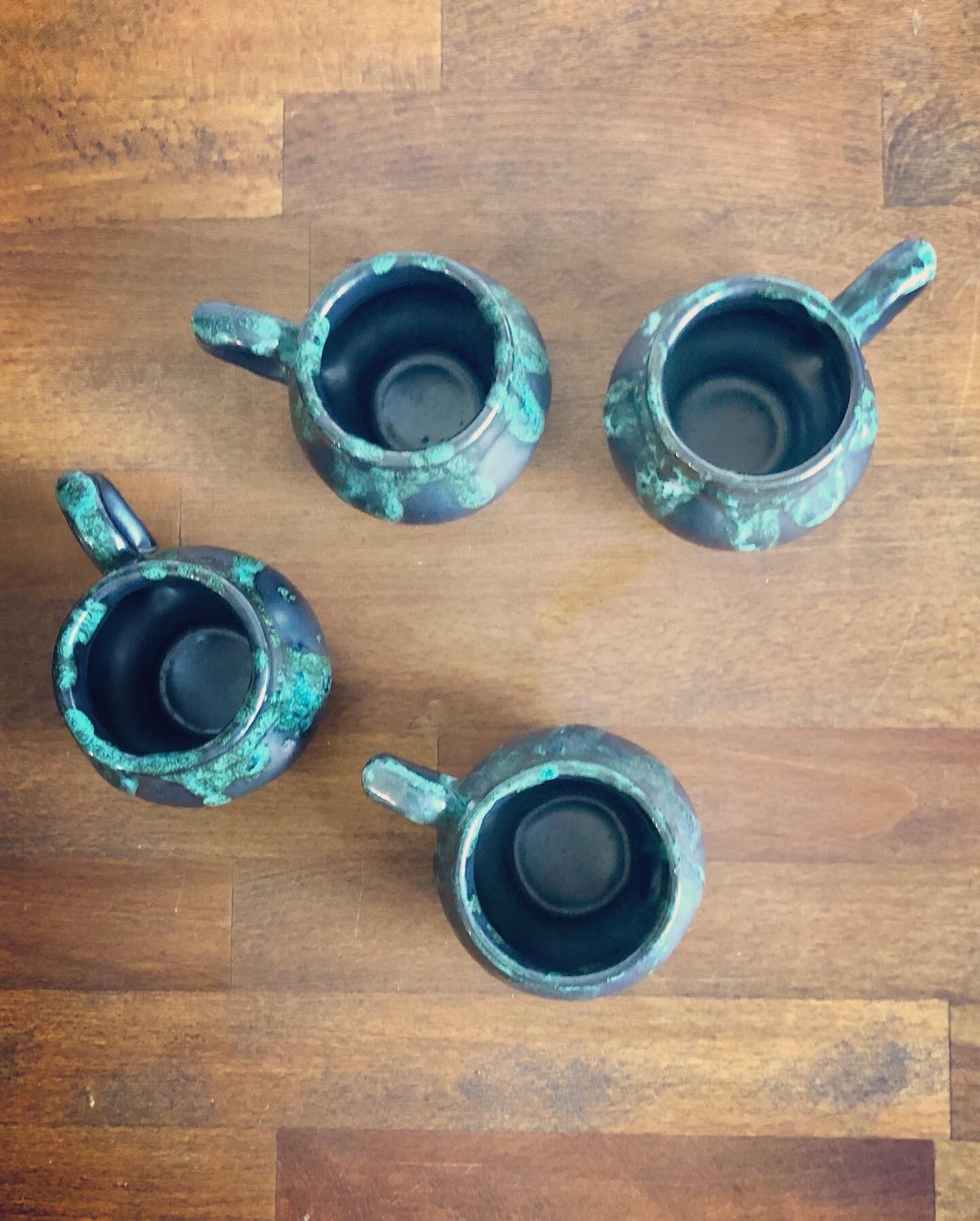 Set of 4 Vallauris type cups