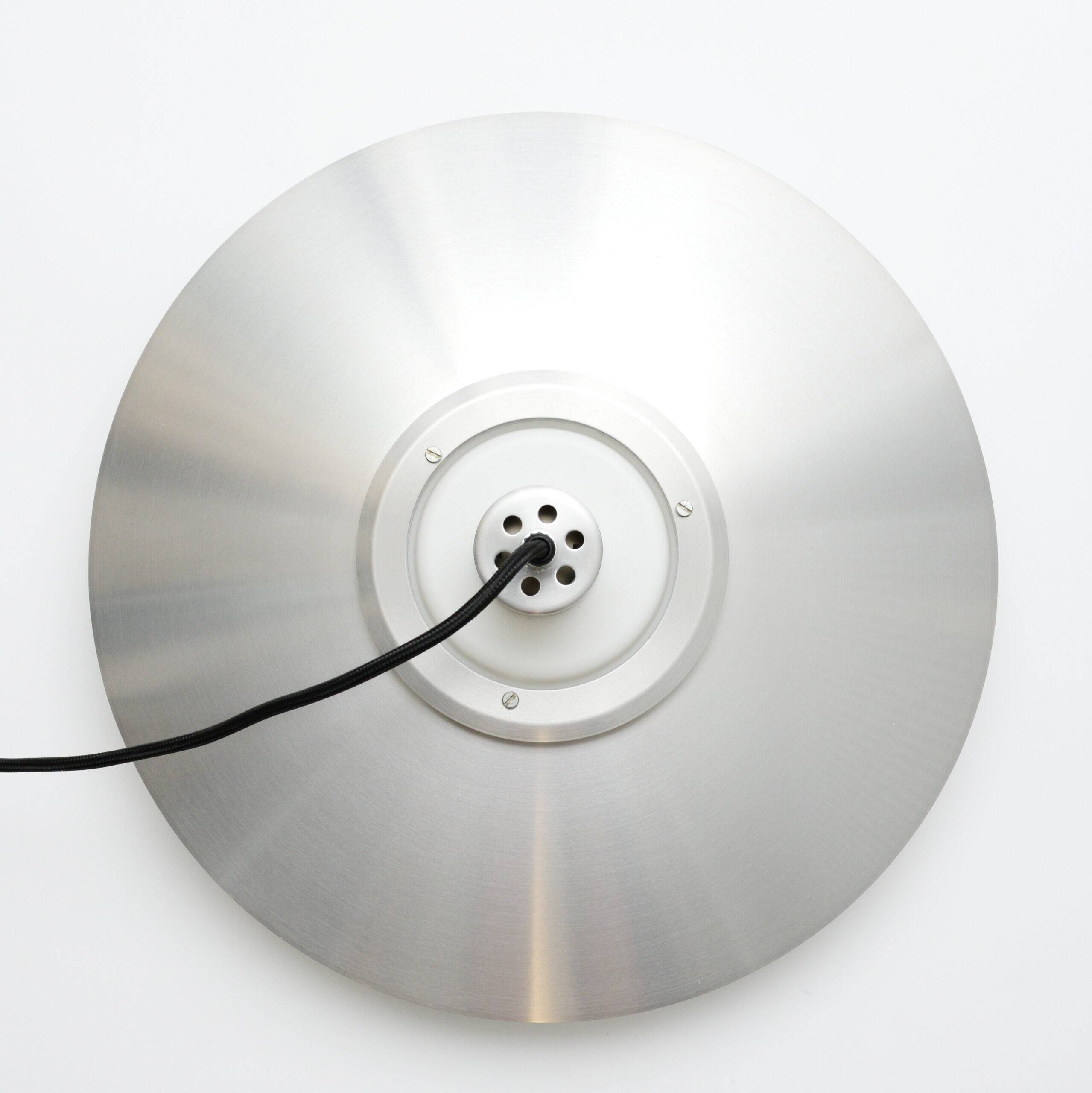 Silver Jeka lamp, Denmark 1970s