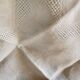 Set of 16 table napkins and an old floral damask tablecloth.