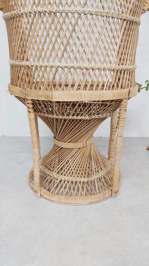 Vintage peacock chair