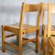 Charlotte Perriand (selection of) for Les Arcs, set of 4 chairs, France, circa 196