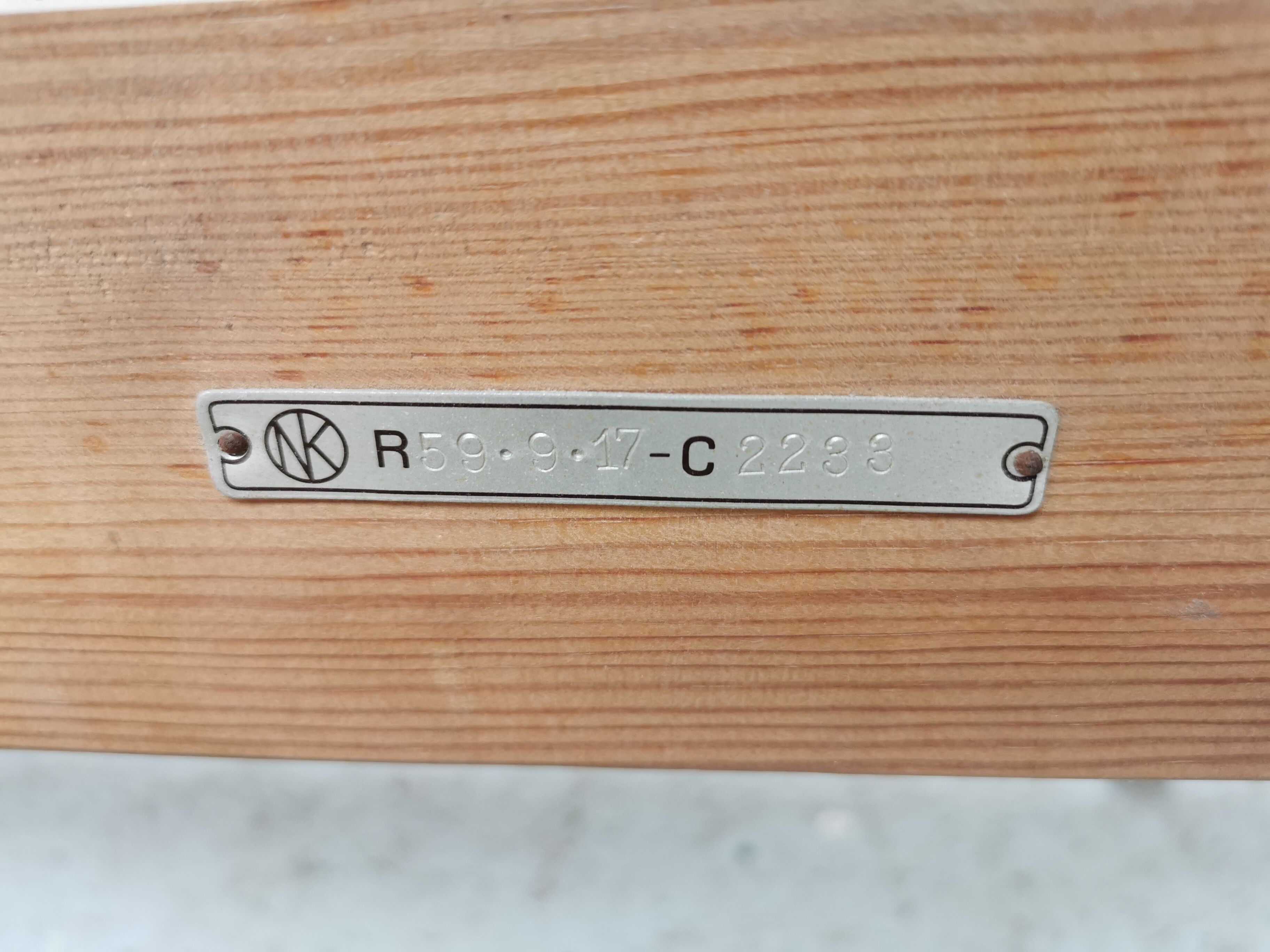 Vintage Scandinavian bed by NK