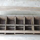 Old bottles wooden door