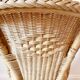 Fauteuil en rotin vintage