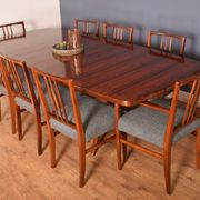 Dining table and 8 chairs
