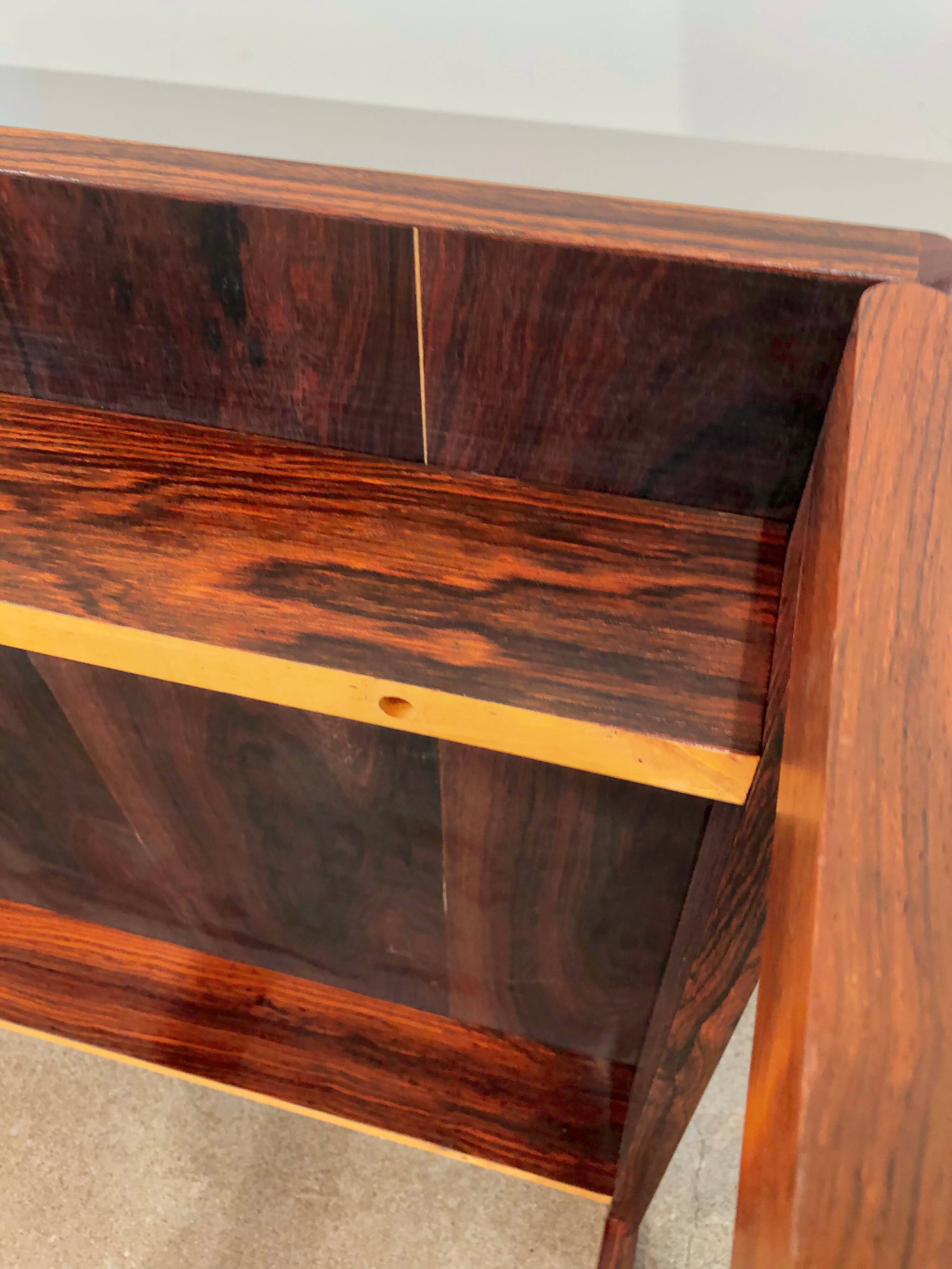 Tobia Scarpa coffee table in wood for Haimi Finland, 1975
