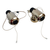 2 Zodiac wall lights by Jacques Biny from the 1950s.