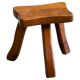 Tripod stool in solid oak, 1950s