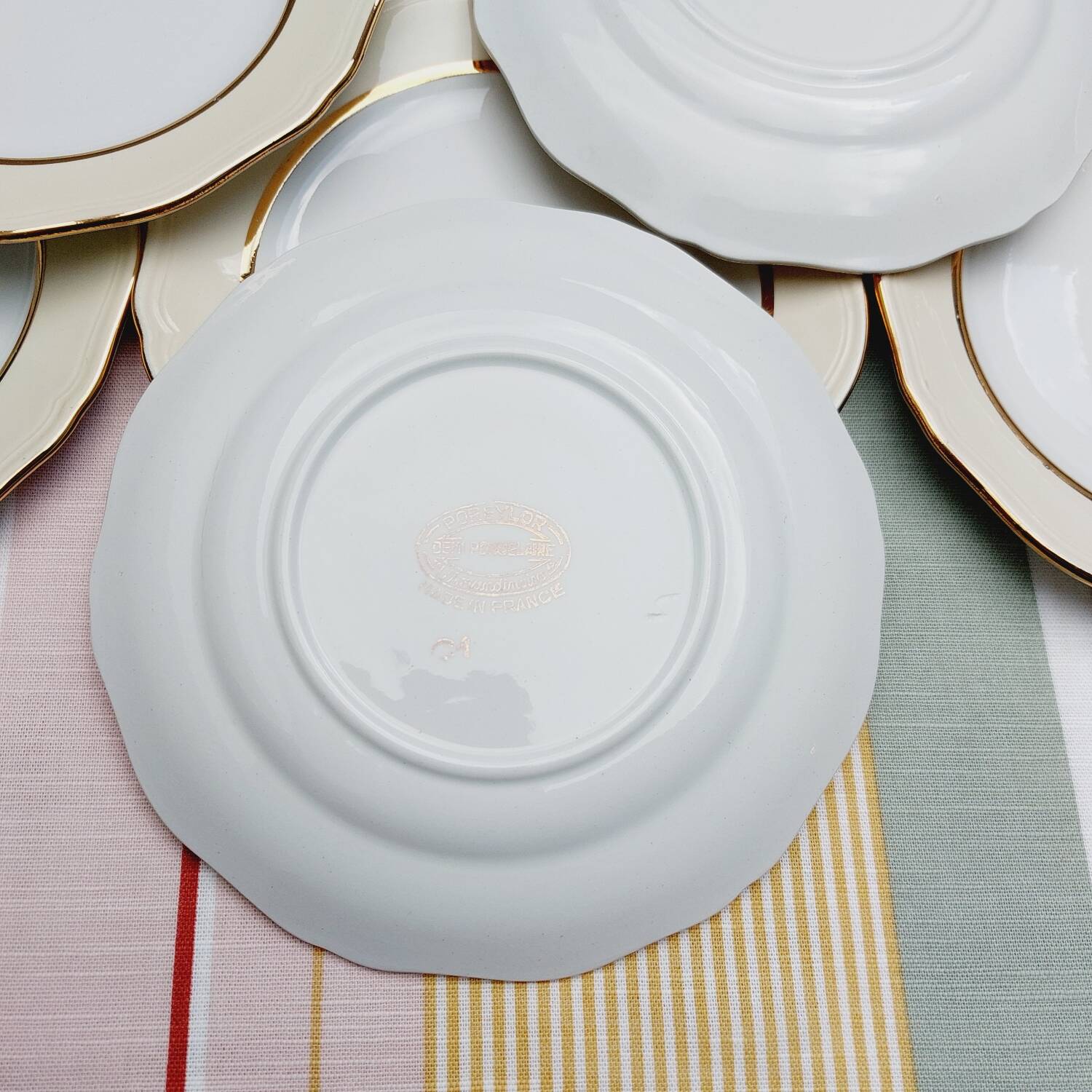 Assiettes à dessert L'Amandinoise