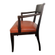 Armchair St James leather Muscat Philippe HUREL