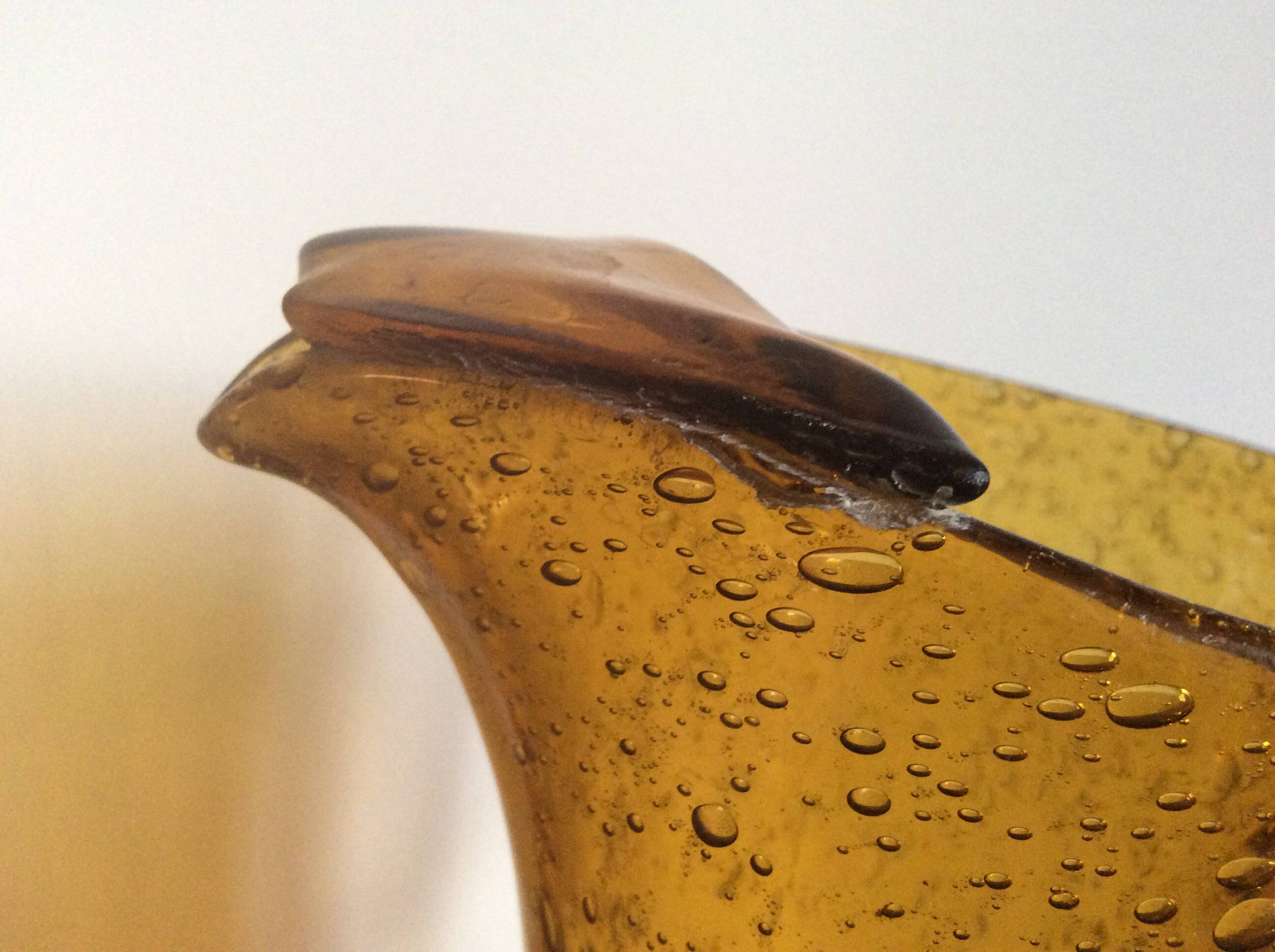 Pichet en verre bullè