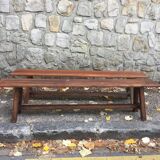 Banc en bois massif ancien