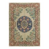 Tapis turc fait à la main des années 1980, 238 cm x 330 cm