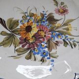 Old earthenware wall plates Bassano Italy floral decor