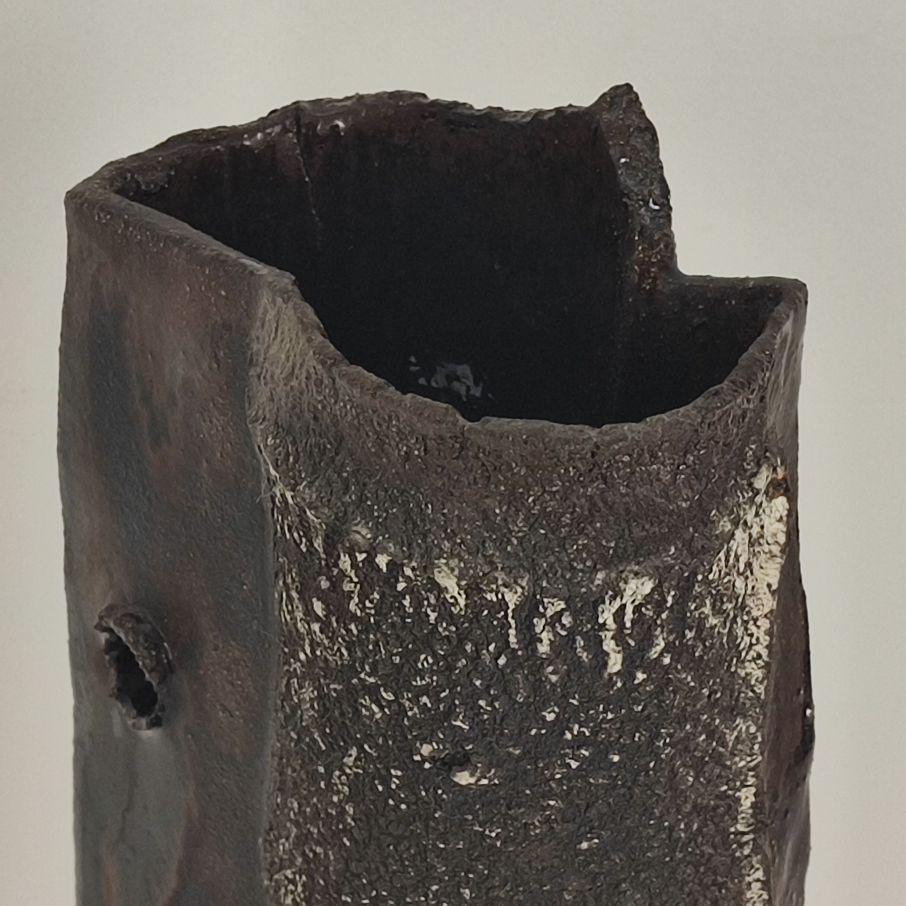 "Brutalist" vase