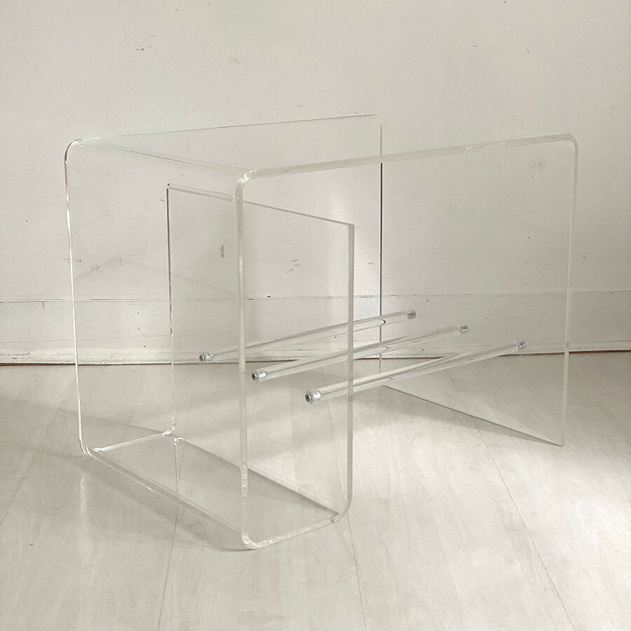 Vintage plexiglass sofa end 80