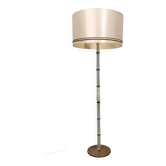 Mid-Century frosted glass floor lamp brass Richard Essig 1960s