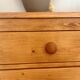 Vintage Solid Pine Commode Restored - Rustic Elegance